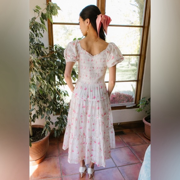 Tea Party Dress in Rose | Ivy City Co. - Picture 2 of 6